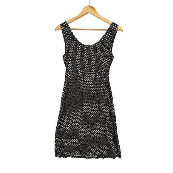 Garnet Hill Sleeveless Dress Size XS V-Neck Faux Wrap Bodice‎ Stretch A-line - Picture 6 of 8